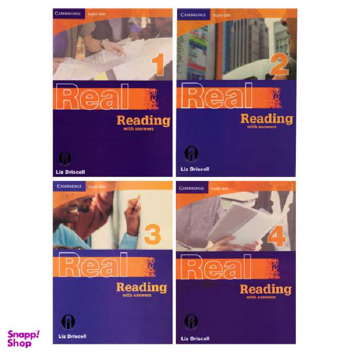 کتاب Real Reading اثر جمعی از نویسندگان انتشارات الوندپویان 4 جلدی