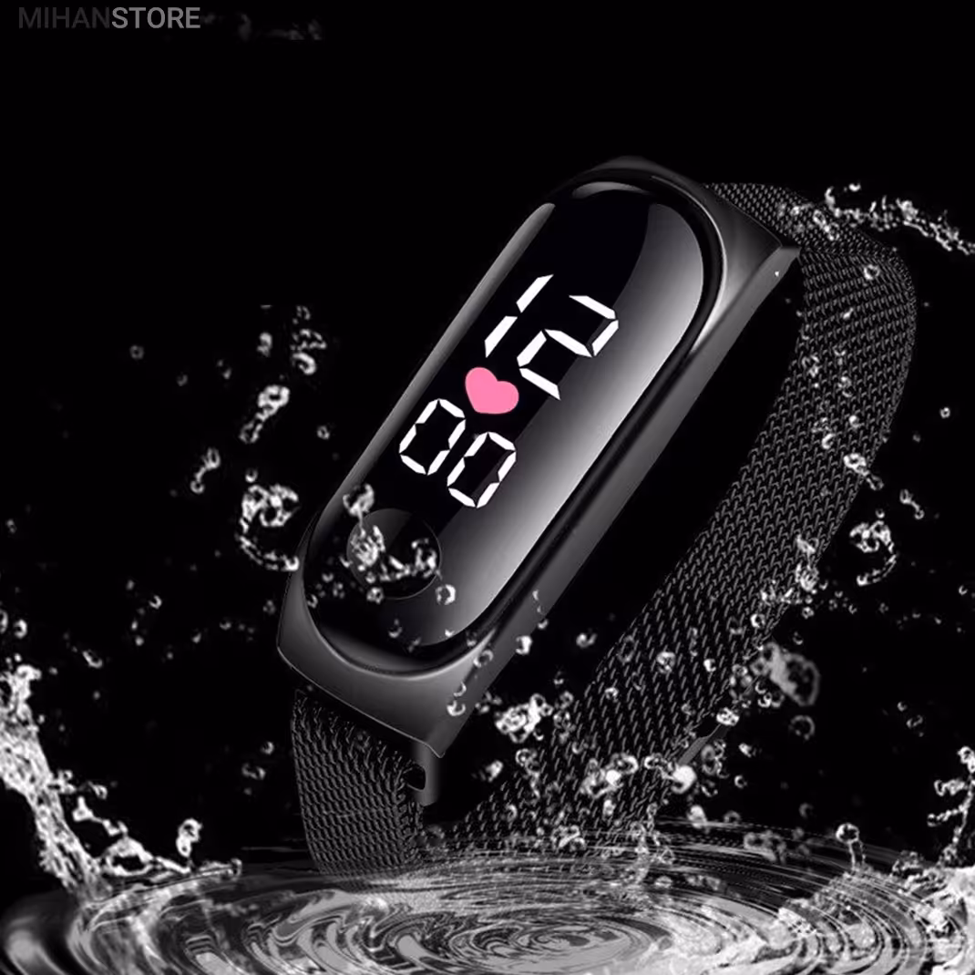  ساعت LED بند مگنتی طرح شیائومی