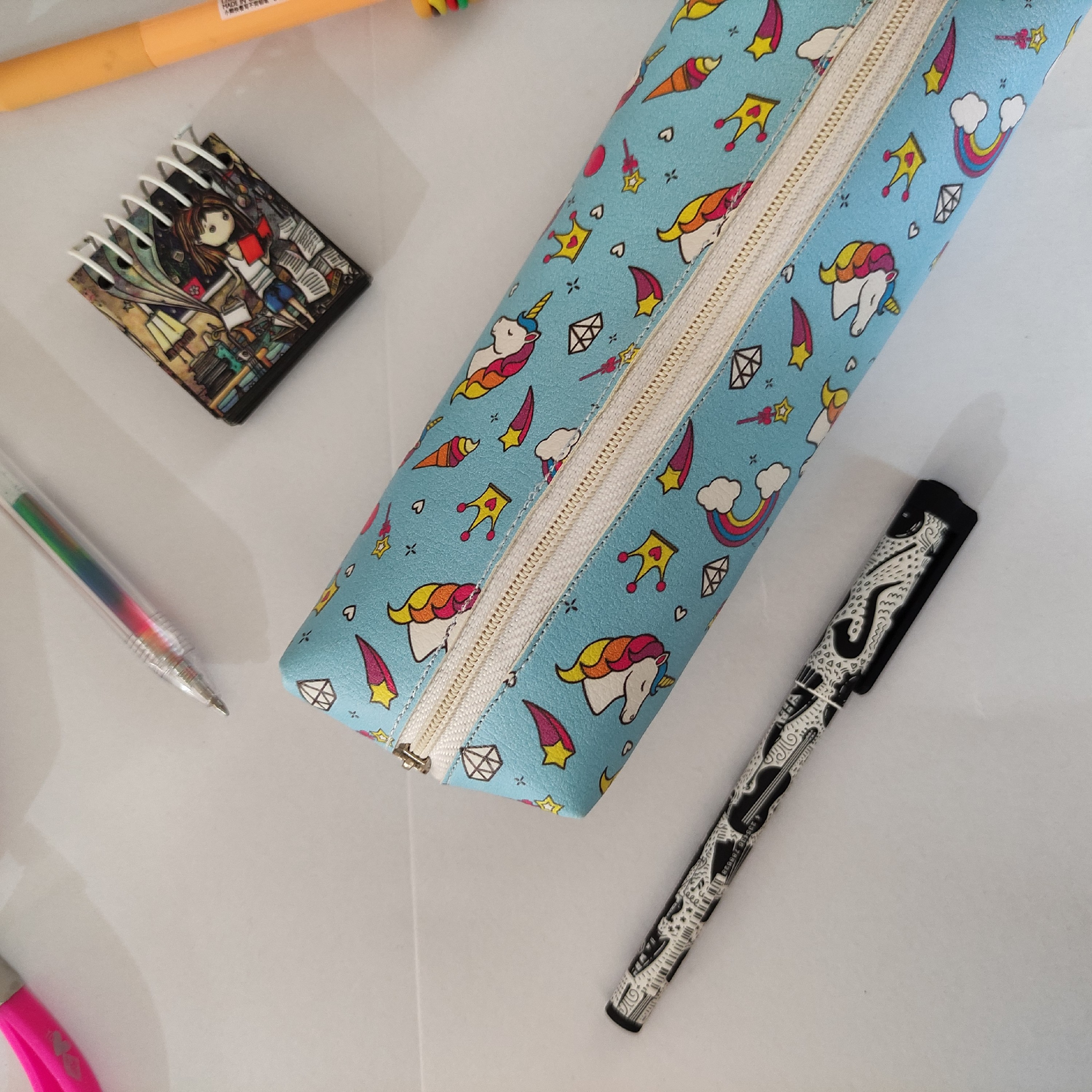 جامدادی دستدوز طرح تک شاخ استردار 