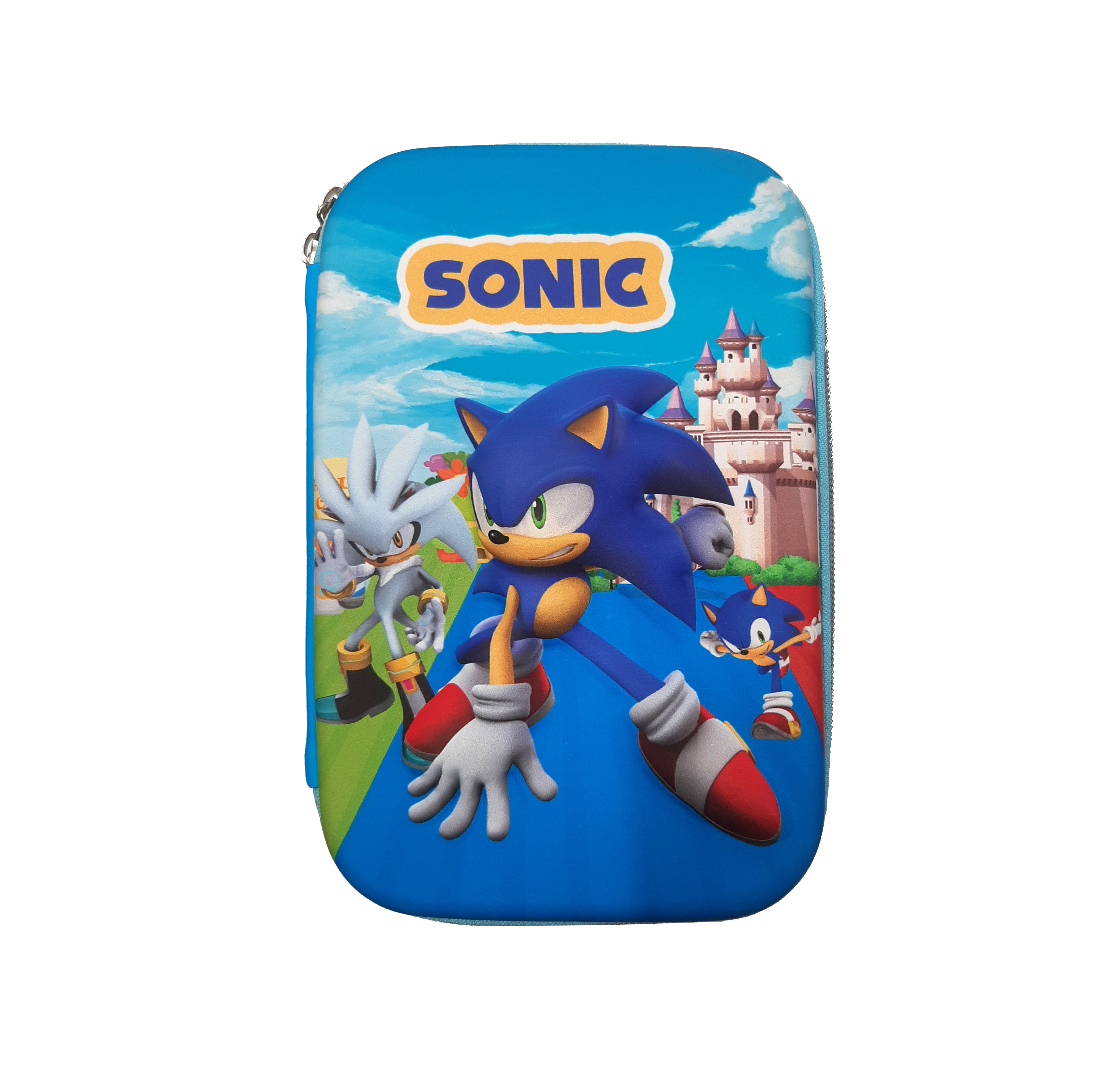 جامدادی کتابی سه بعدی بزرگ طرح سونيک آبی