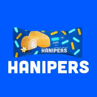 کیک وانیلی با مغزی کرم وانیل HANIPERS گرم36 بسته 18 عددی
