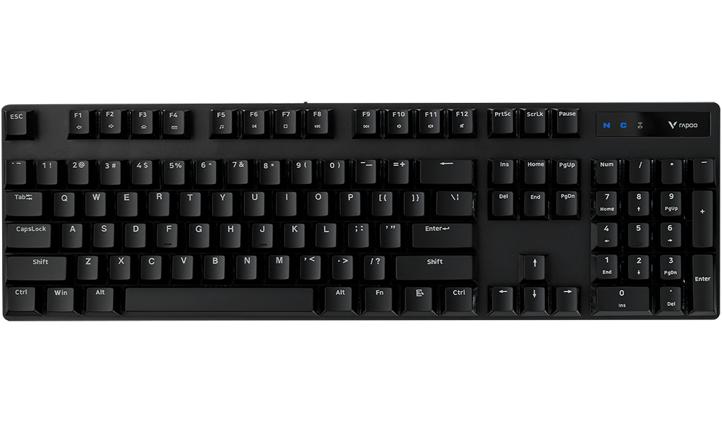 کیبورد مکانیکی گیمینگ بی سیم رپو KEYBOARD WIRELESS GAMING RAPOO V500PRO