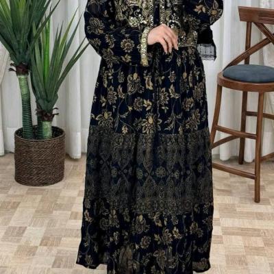 پیراهن مهمانی زنانه حریر جنس محصول کریشه سوزن دوزی مدل پیراهن پرچین