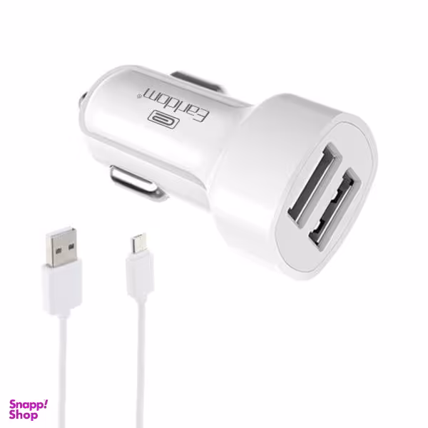 شارژر فندکی ارلدوم (Earldom) مدل Es-132 به همراه کابل تبدیل Micro USB