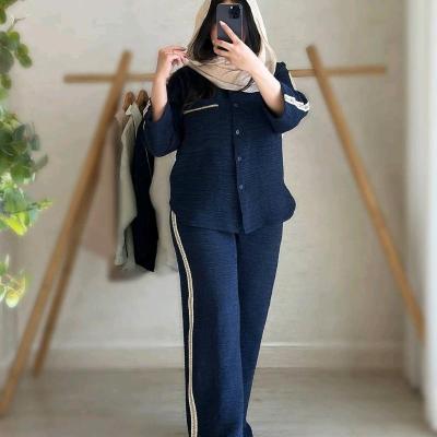 ست شومیز شلوار ترکیبی