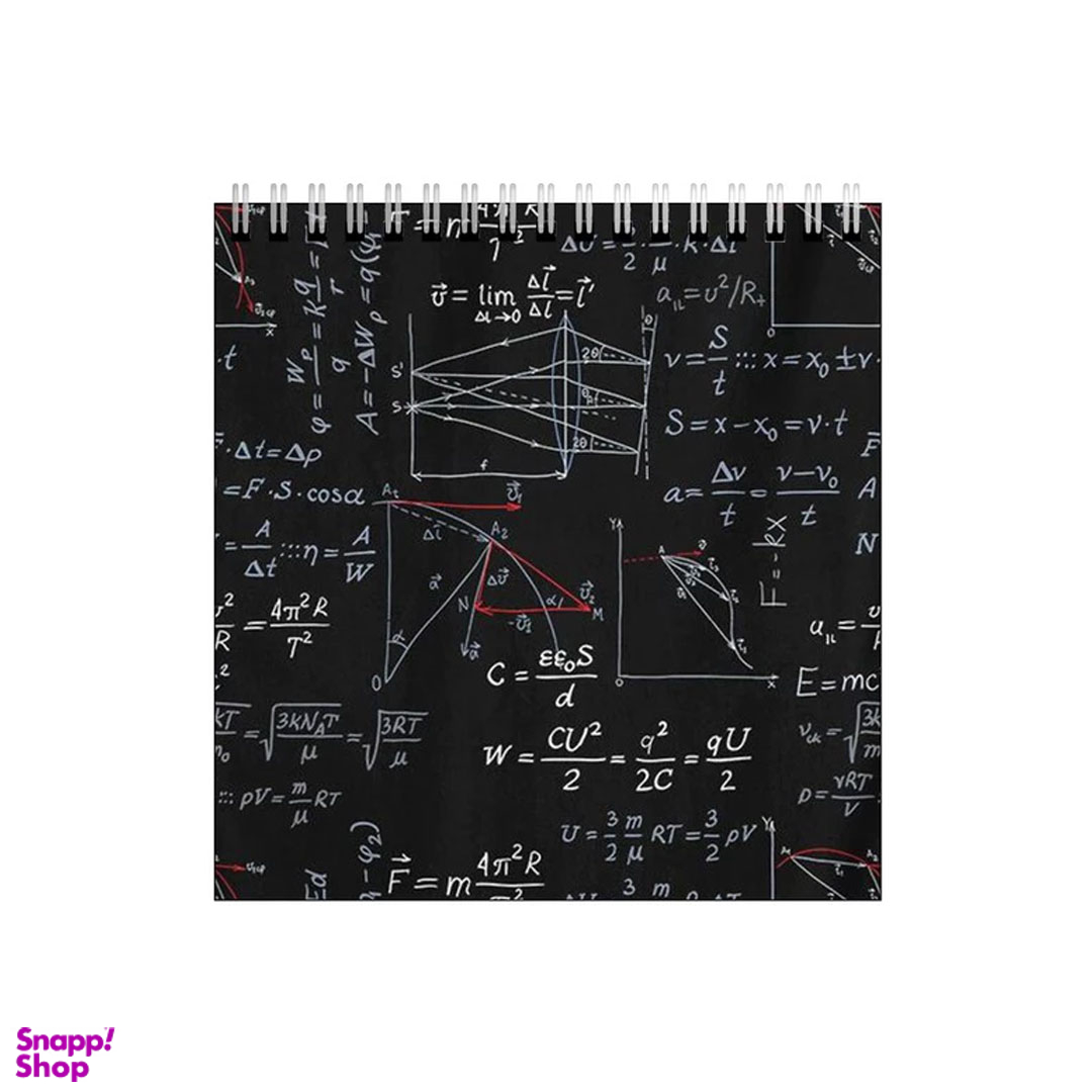 دفتر طراحی 60 برگ طرح ریاضی و فیزیک کد 5758593