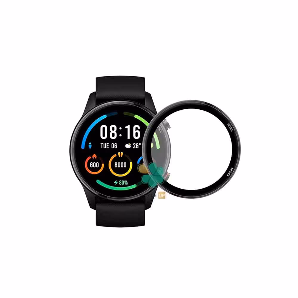 محافظ صفحه ساعت سرامیکی دور مشکی مناسب شیائومی Mi Watch Color Sport