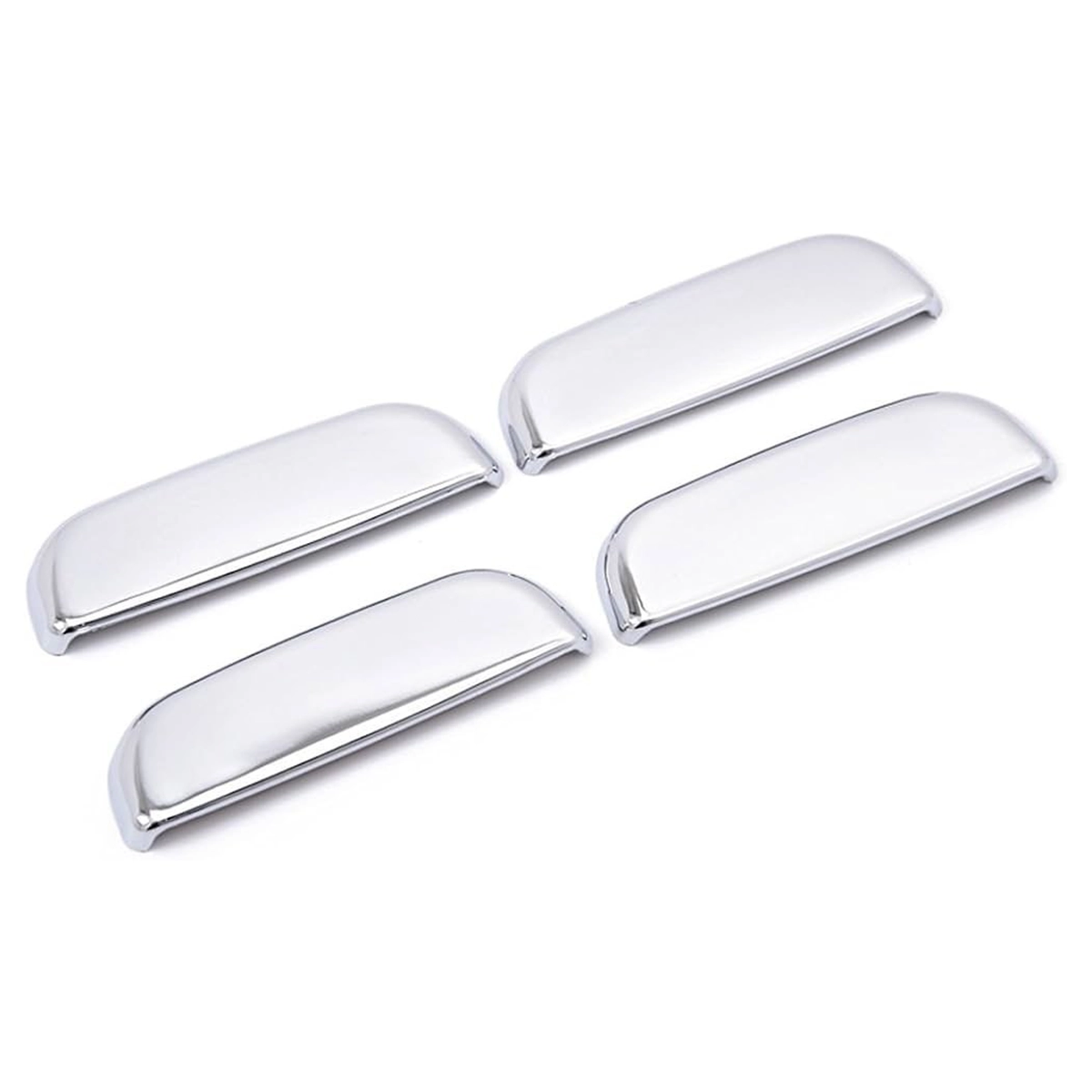 قاب استیل روی دستگیره درب خودرو ( 4 عددی )