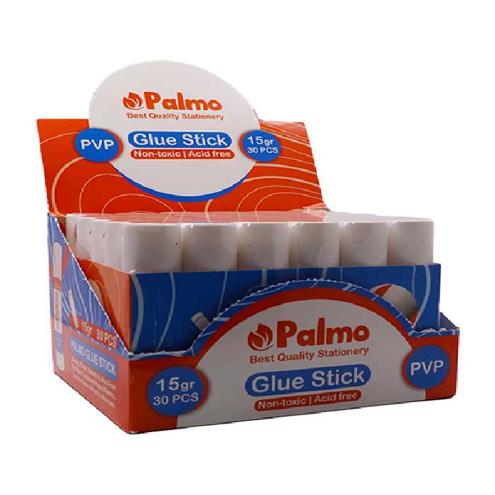 چسب ماتیکی  پالمو 15 گرم  بسته(30 عددی)