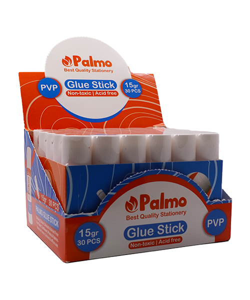 چسب ماتیکی  پالمو 15 گرم  بسته(30 عددی)
