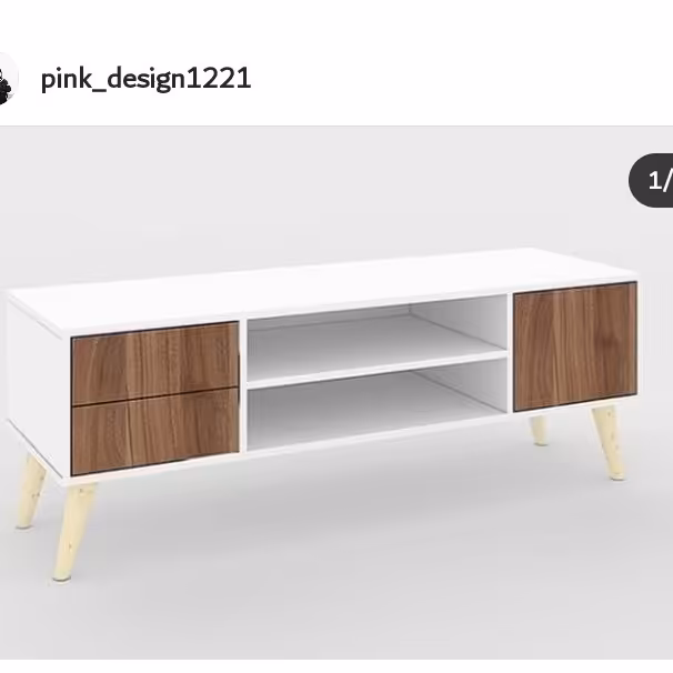 میز تلوزیون کارن در رنگ های متنوع  طول 130 سانت