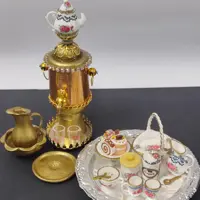 ست سماور مینیاتوری (کادویی. هدیه. اسباب بازی. اشپزخانه) 