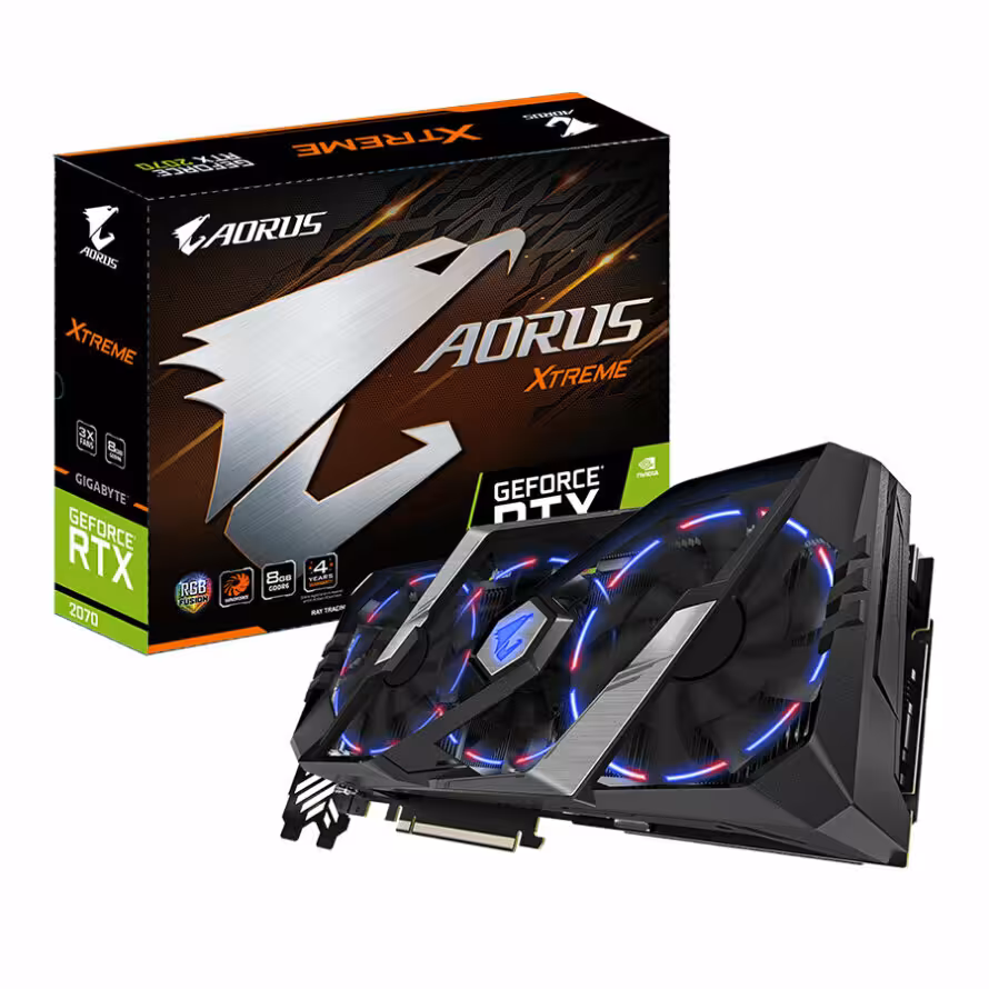 کارت گرافیک گیگابایت AORUS GeForce RTX 2070 XTREME 8G