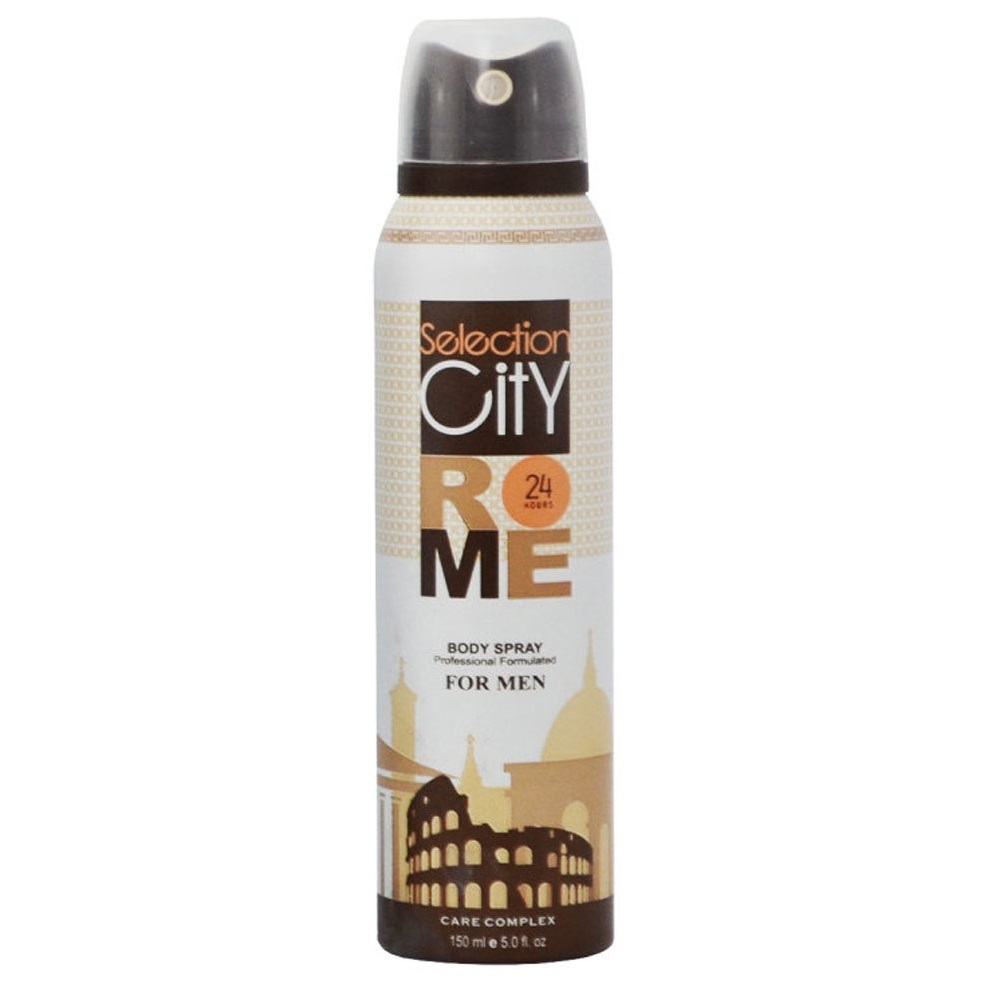 سلکشن سیتی اسپری خوشبو کننده بدن مردانه 150 میل رایحه روم ROME