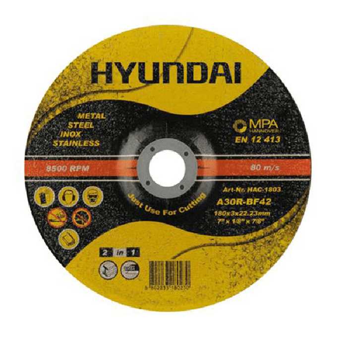 سنگ برش فیبری HAC-1803 هیوندای (آهن بر 100 تایی)