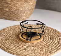 وارمر فلزی کف چوبی- مشکی