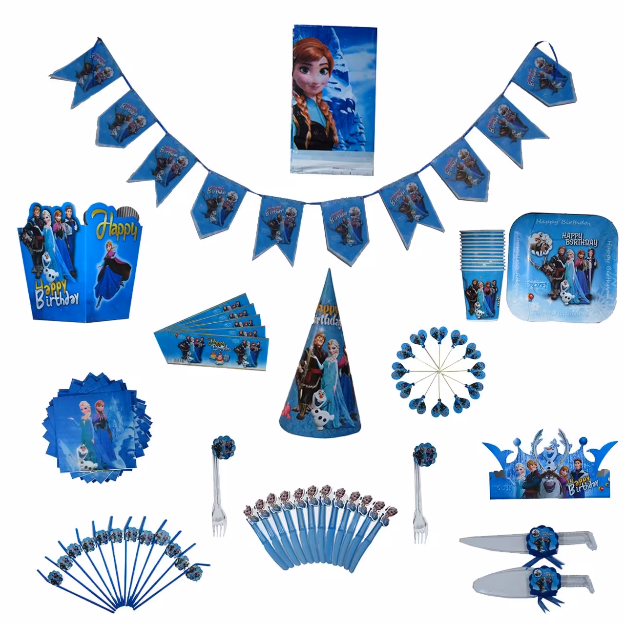 مجموعه 122عددی تم تولد طرح فروزن mp12