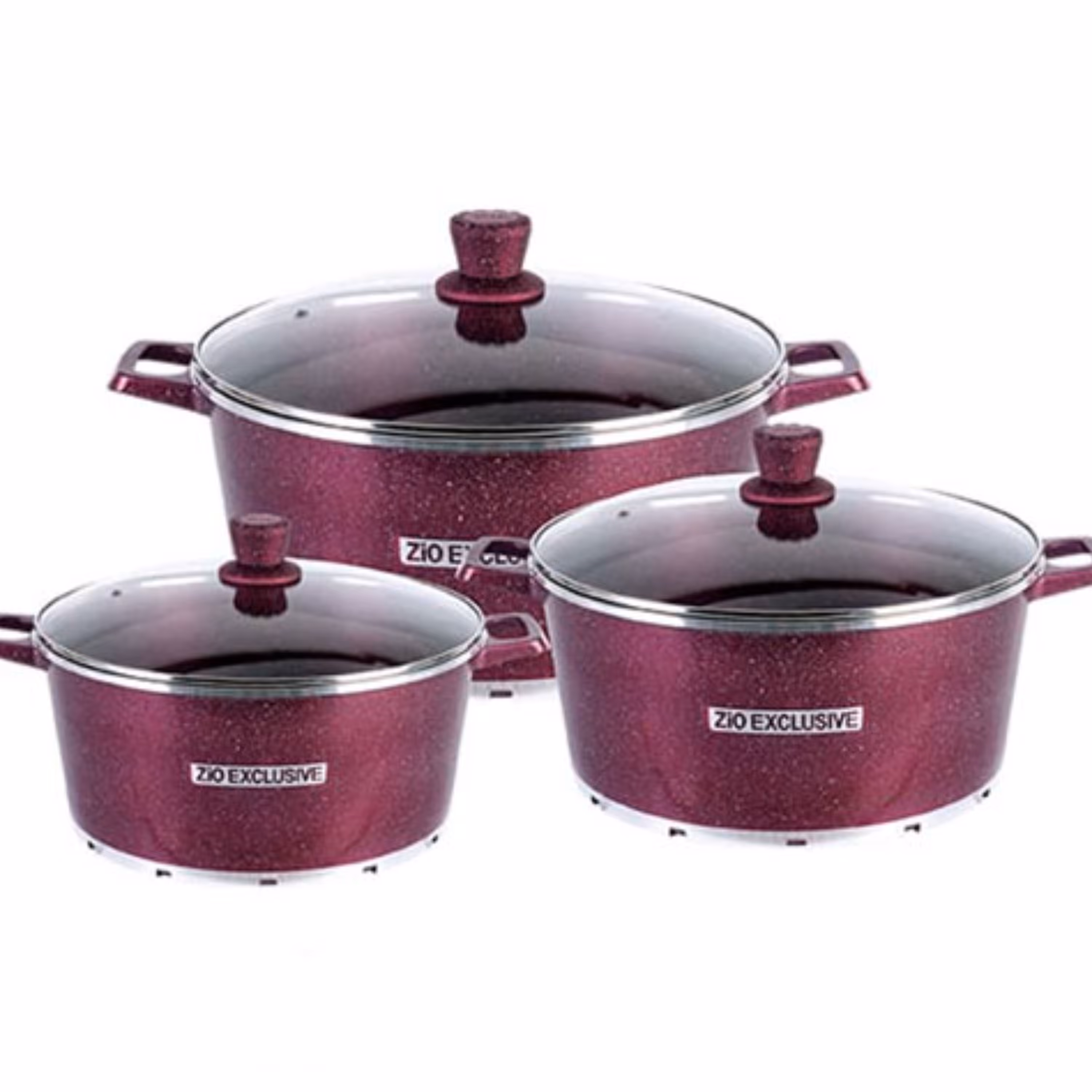 سرویس قابلمه گرانیتی زیو Zio مدل NOWA سایز32 36 40(کد2)