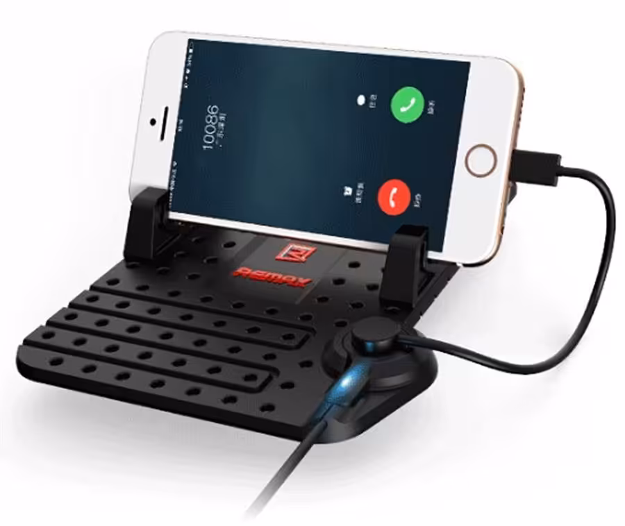 پایه نگهدارنده موبایل ریمکس مدل اینجوی کار شارژینگ استند