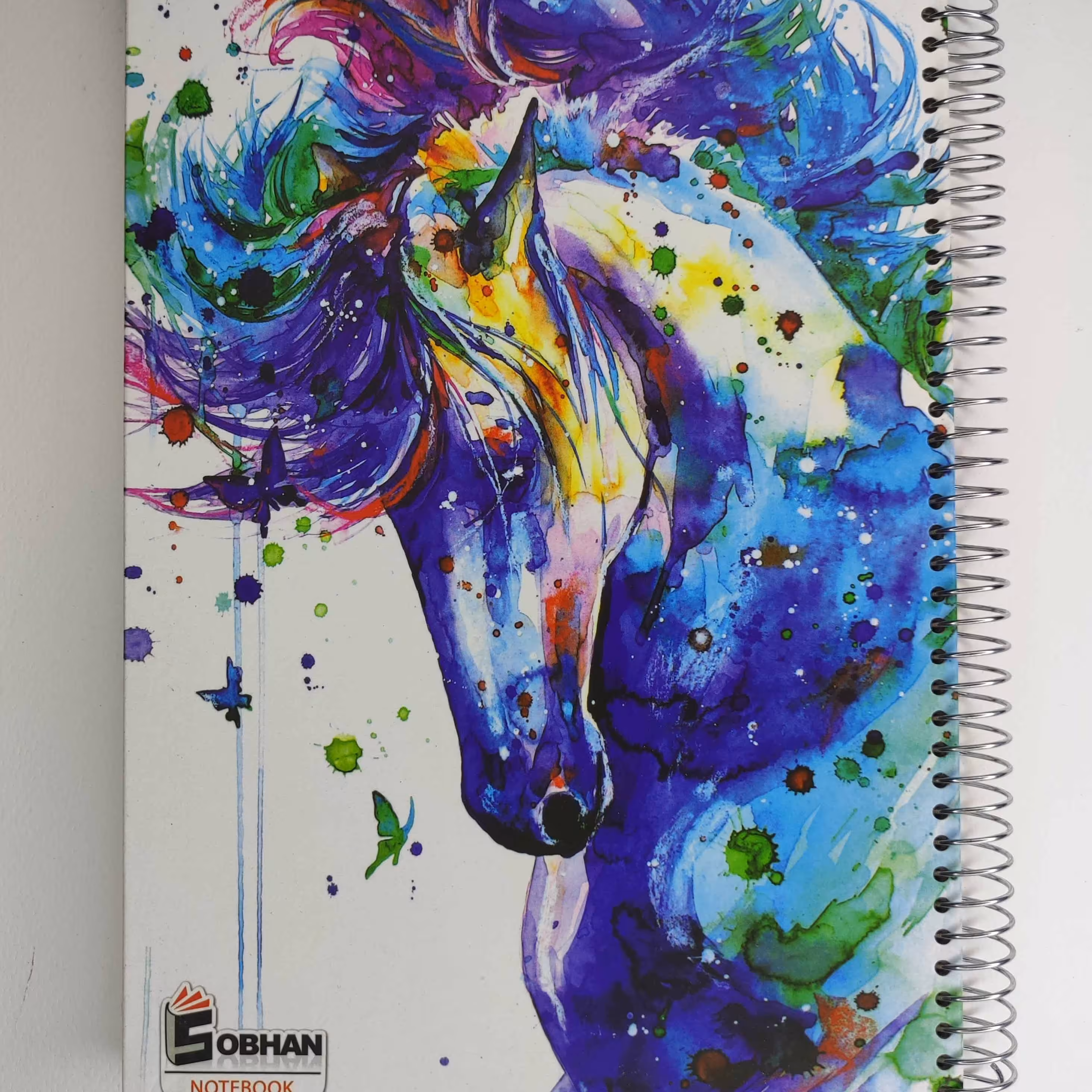 دفتر  جلد سخت سیمی 100برگ کد2