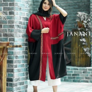 مانتو زنانه ابروبادی مدل طرح رنگ ترکیبی
