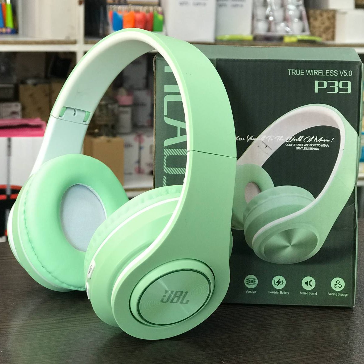 هدفون p39 بی سیم یک عددی با ارسال رایگان