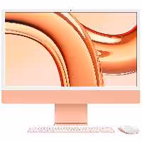 آی‎ مک 24 اینچ M3 پردازنده 8core - 10core حافظه رم 8 گیگابایت ظرفیت 256 گیگابایت SSD نارنجی MQRX3 - Hiapple.ir