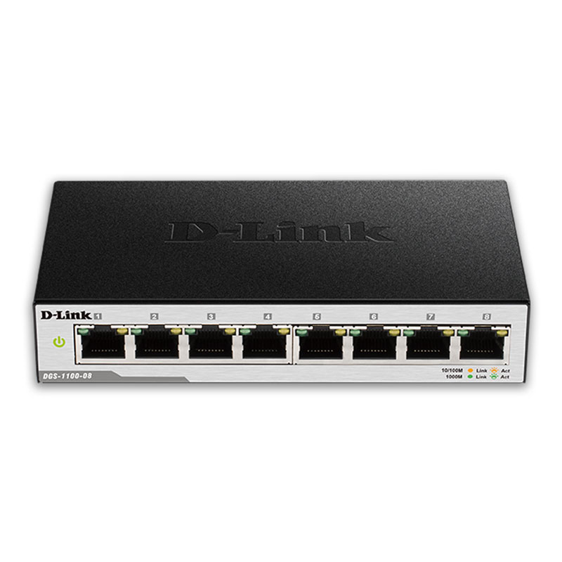 سوئیچ 8 پورت Smart Managed دی-لینک DGS-1100-08