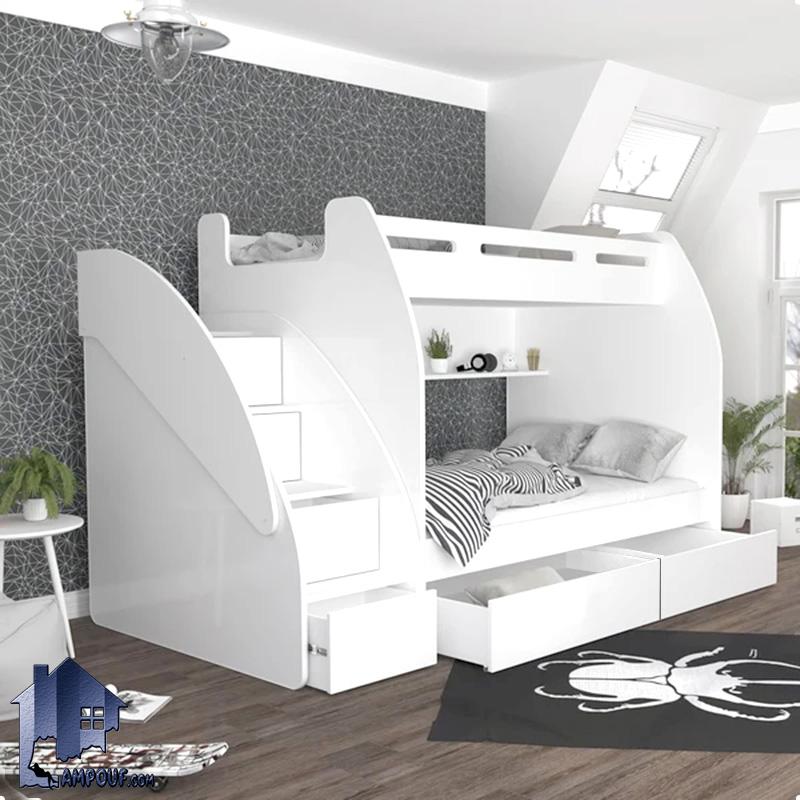 تخت خواب دو طبقه TBJ102