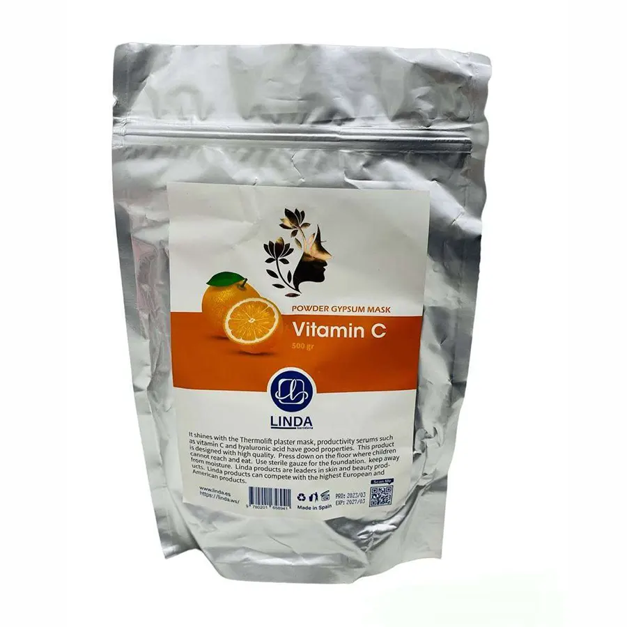 ماسک گچی ویتامین سی لیندا _ 500 گرم