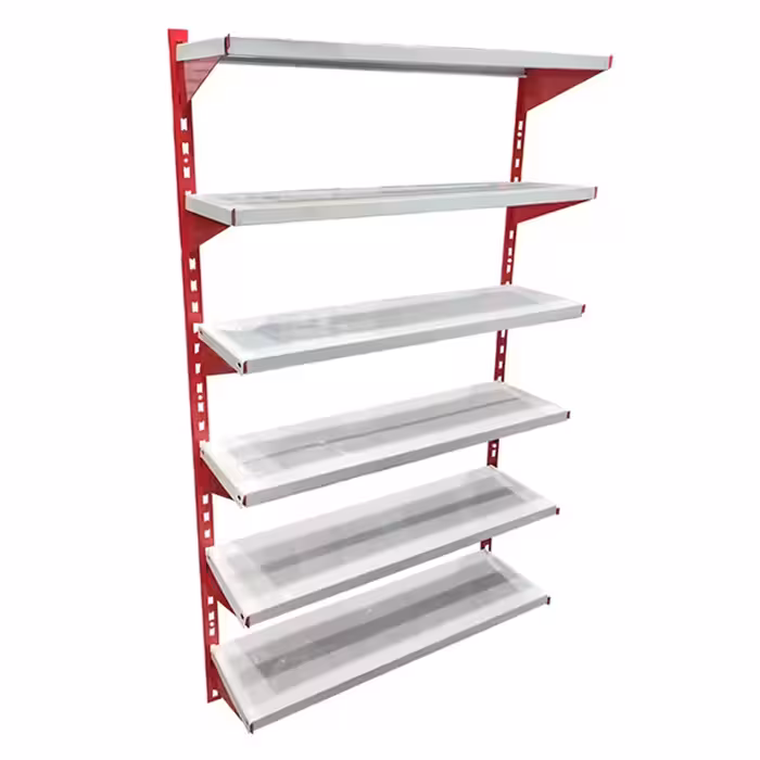 قفسه مدل سوپری 6 طبقه سایز 70x30 پایه 2 متری(ارسال پس کرایه و به عهده مشتری)