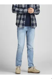 شلوار جین آبی مردانه Jack Jones کلارک 715 Regular Fit Jean Jack &amp; Jones