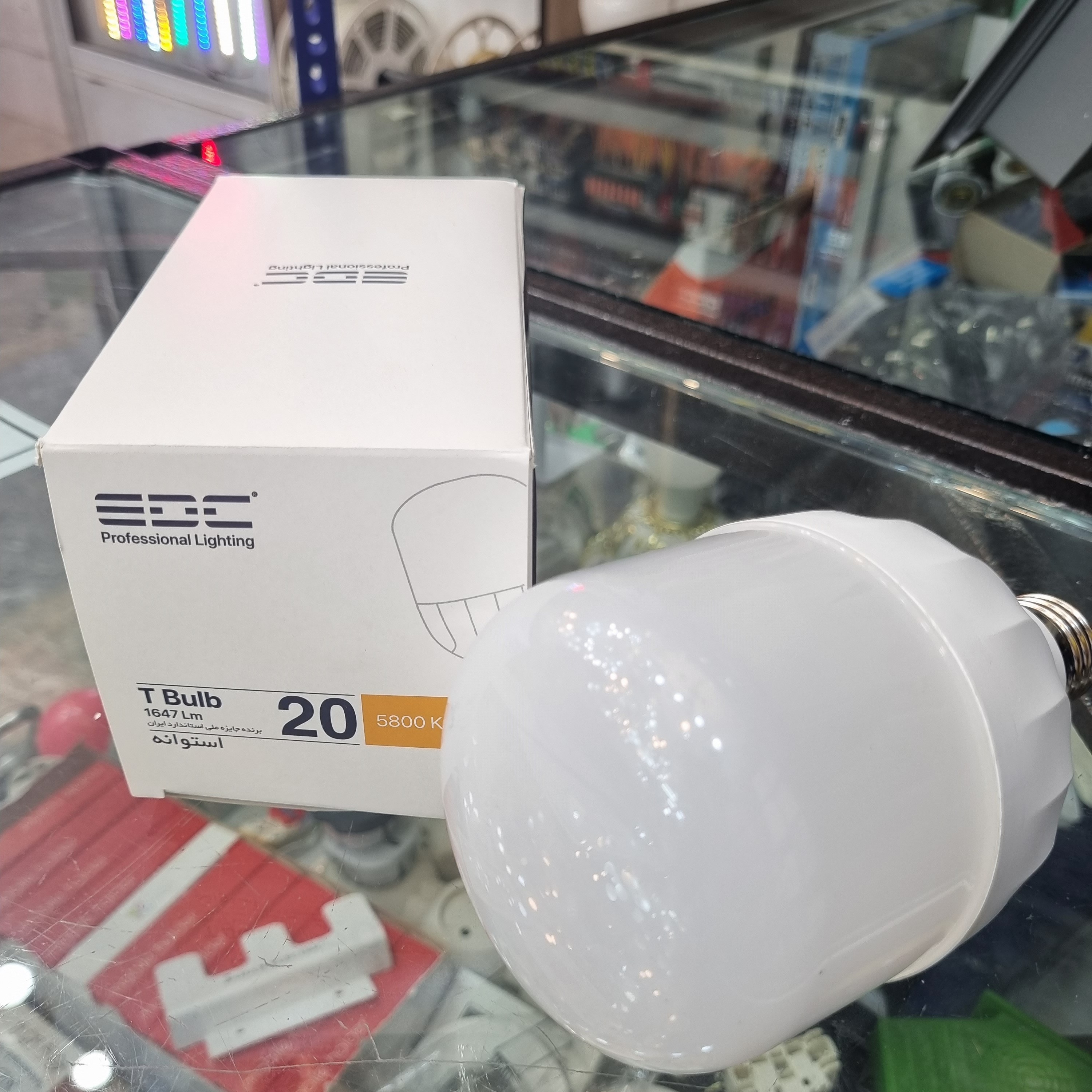 لامپ استوانه led 20wبرندEDC