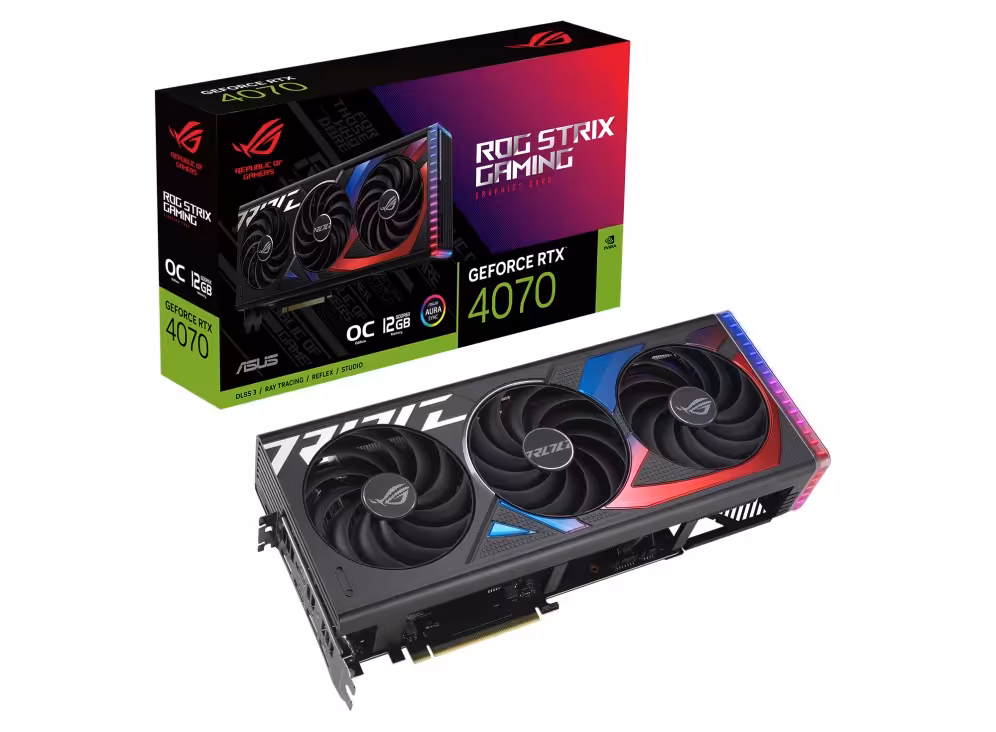 کارت گرافیک ایسوس مدل ROG Strix GeForce RTX 4070 12GB GDDR6X OC Edition