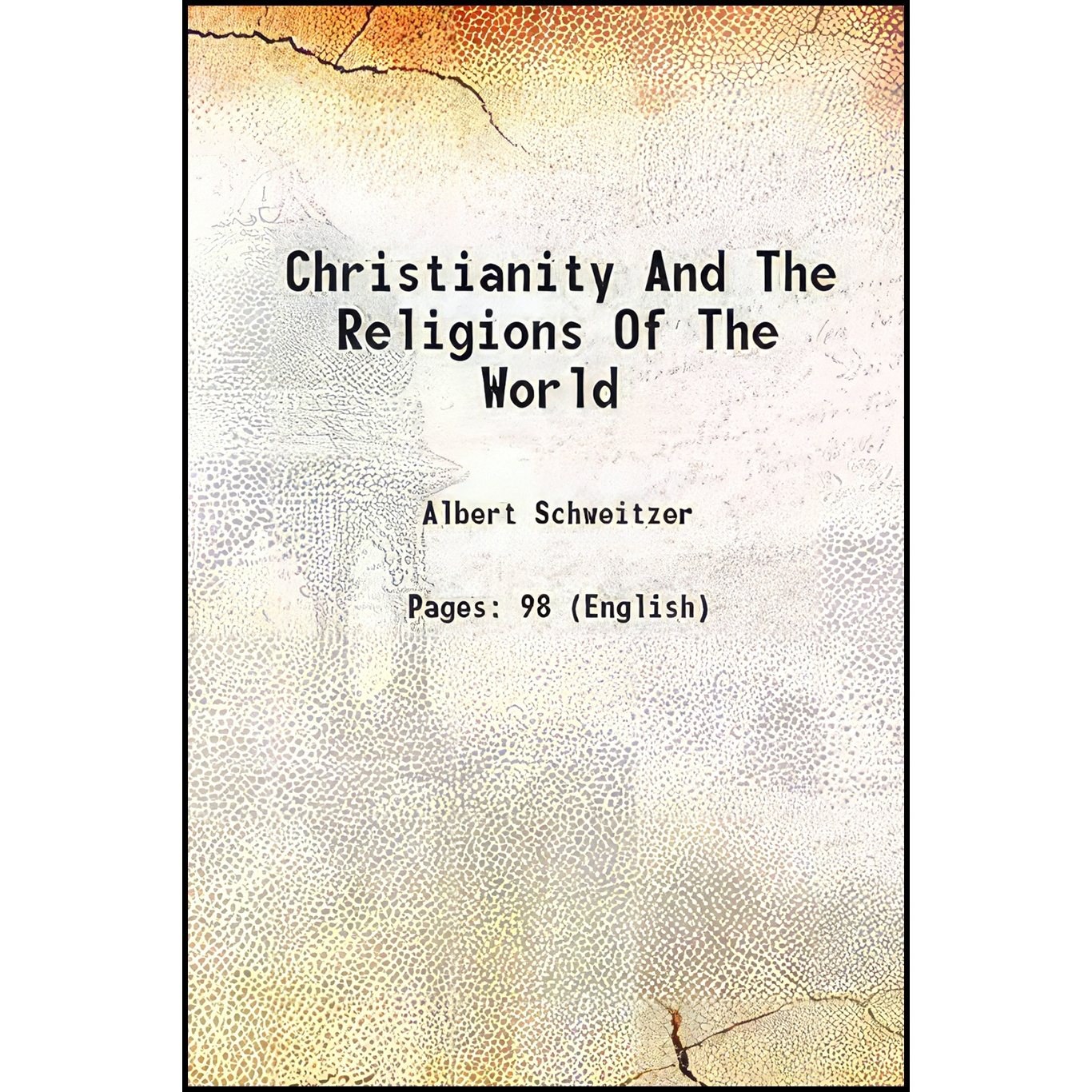 کتاب زبان اصلی Christianity And The Religions Of The World Hardcover