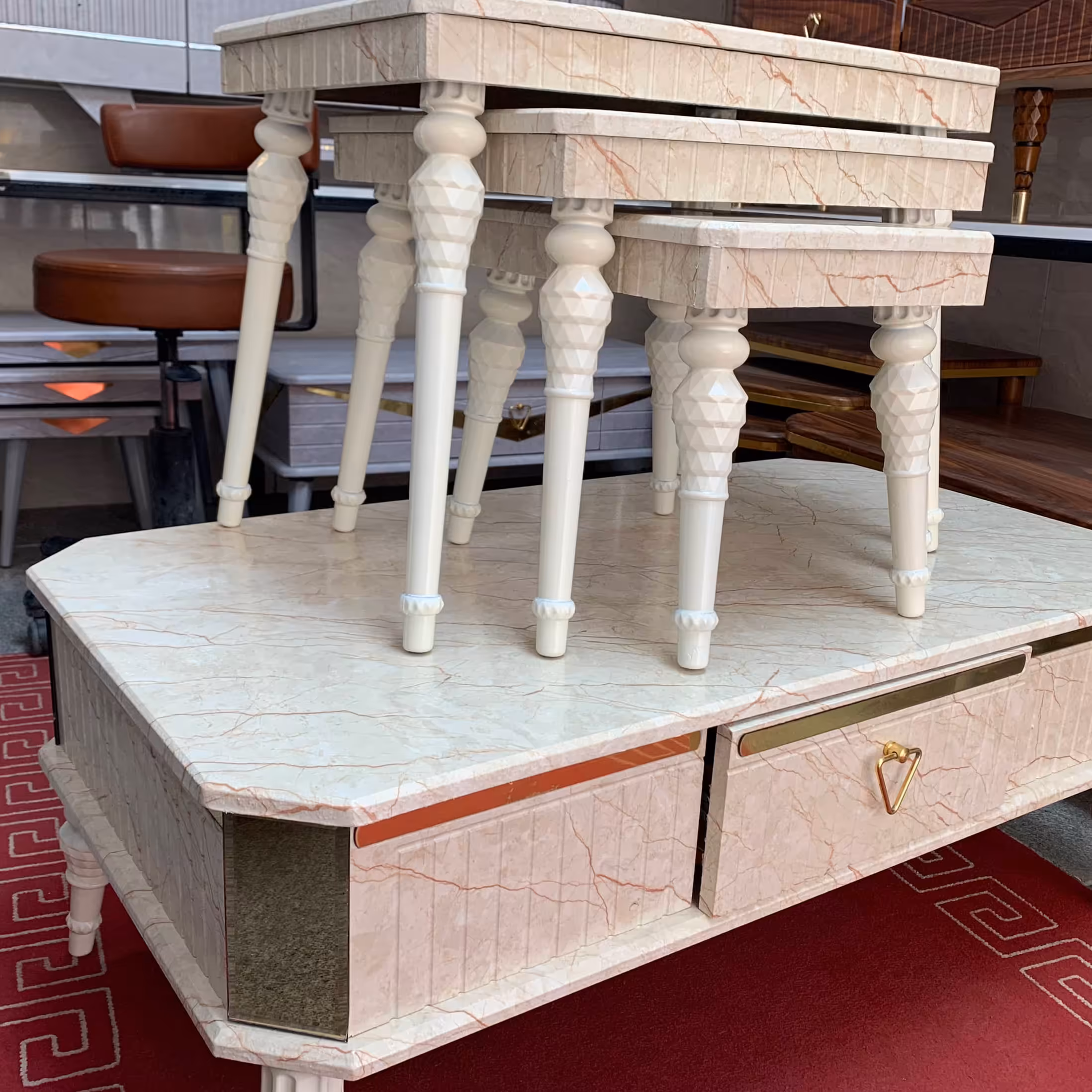 میز وسط عسلی جلو مبلی سرامیکی با ضمانت