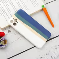 گارد محافظ لنزدار سیلیکونی رنگین کمانی Highcopy آیفون iPhone 11 Pro Max کد 10 