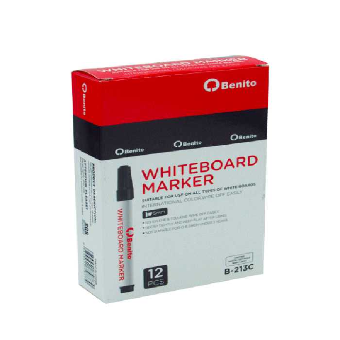 ماژیک وایتبرد بنیتو  بسته(12عددی)