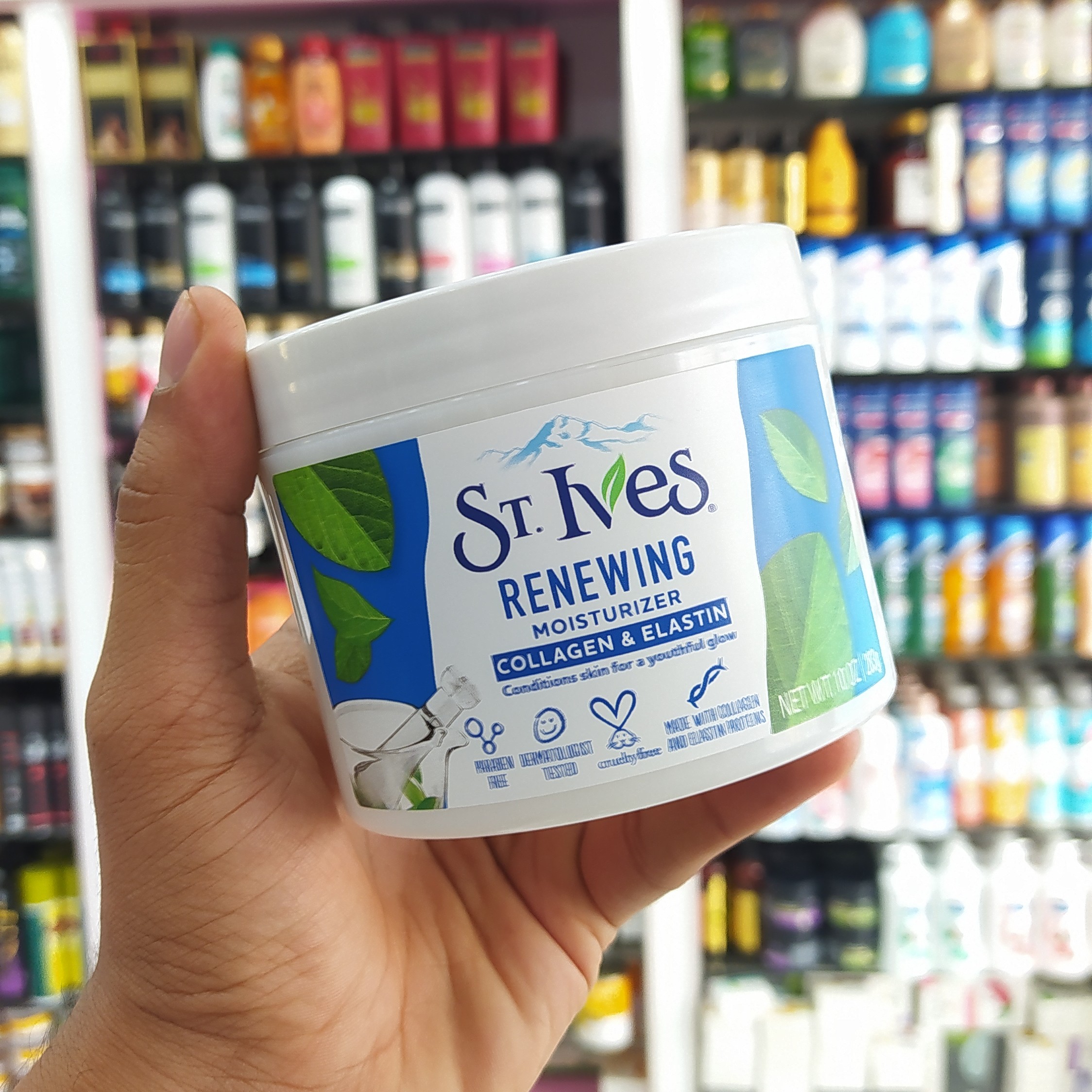 کرم آبرسان سنت ایوز کلاژن ساز و ضد پیری St.Ives، حجم 283 گرم