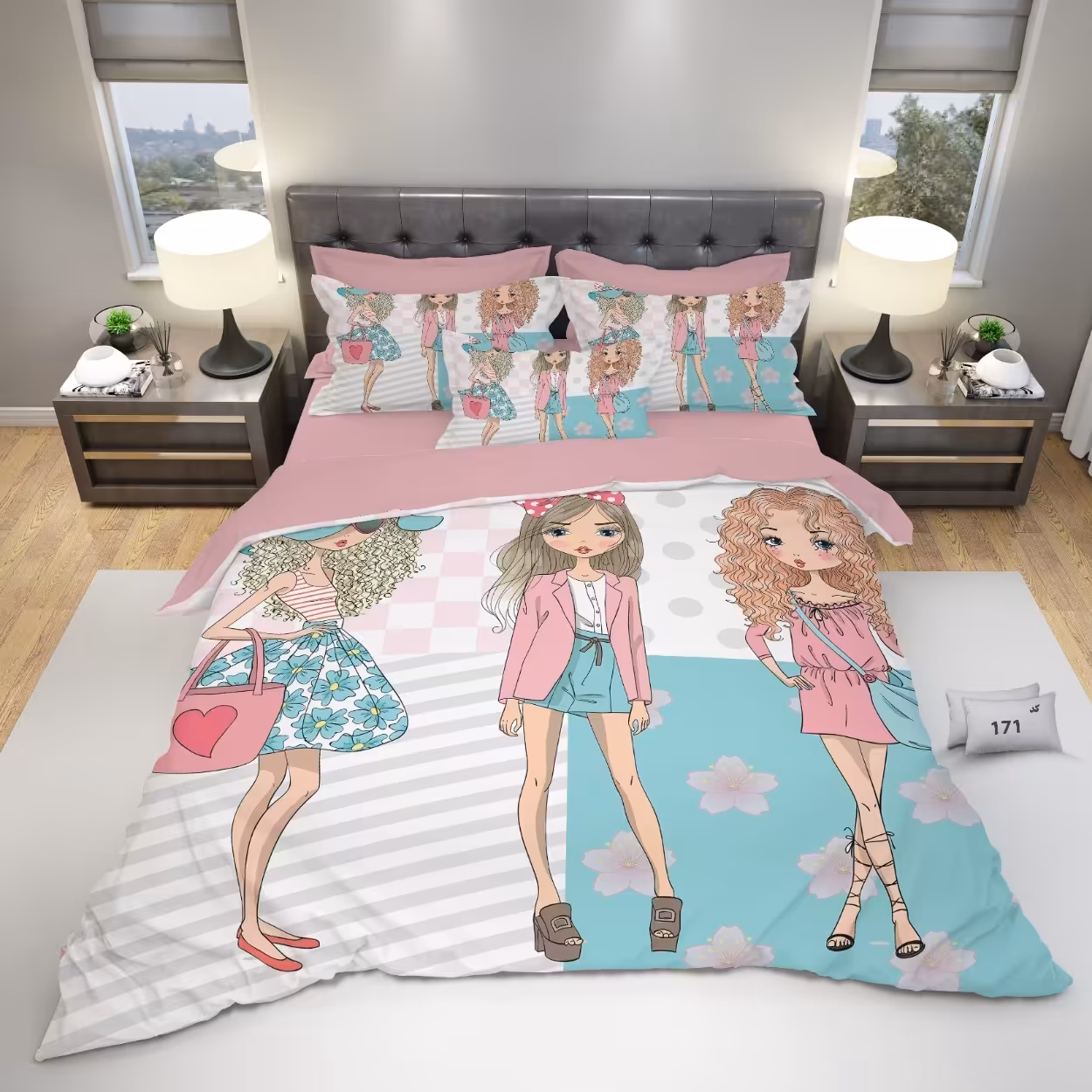 سرویس روتختی ایلا کد 171 یکنفره 4 تکه