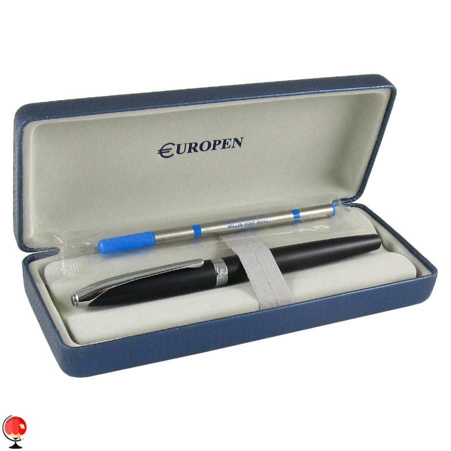 روان نویس یوروپن مدل رینگ Ring رنگ مشکی کروم