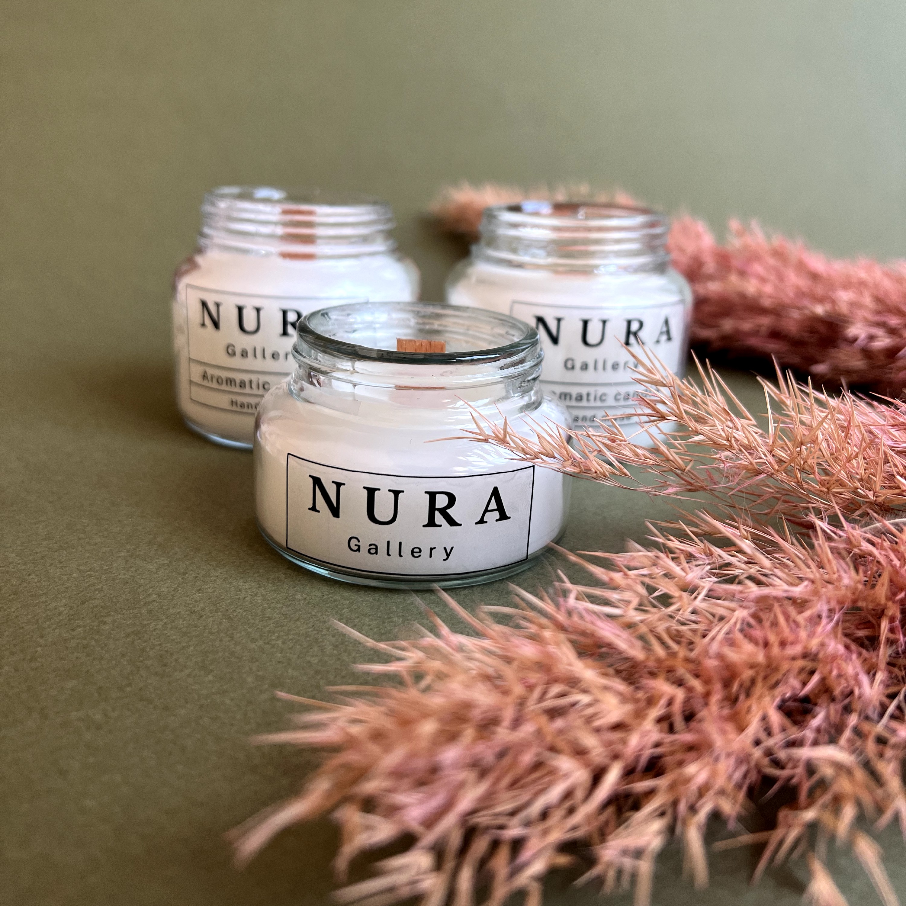 شمع معطر  دست ساز بدون دود