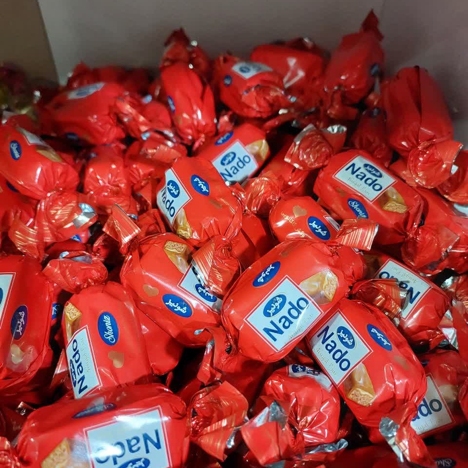 شکلات نادو  با روکش کاکائویی 