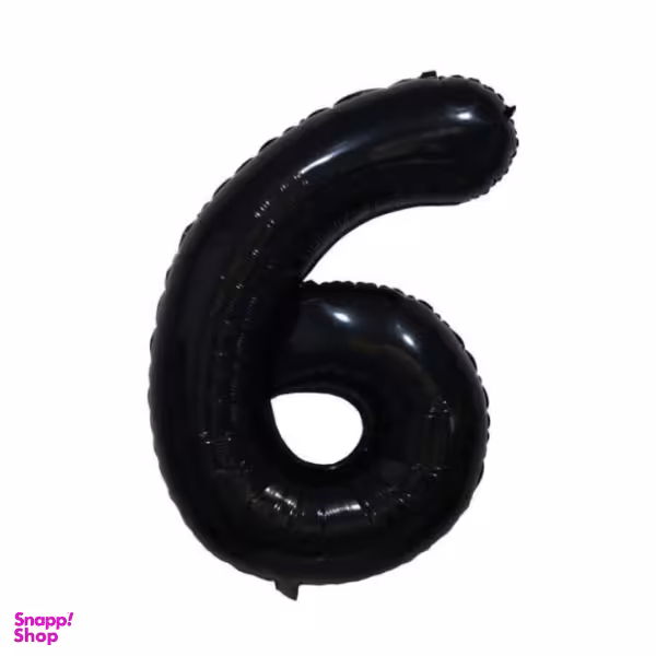 بادکنک فویلی مدل عدد 6