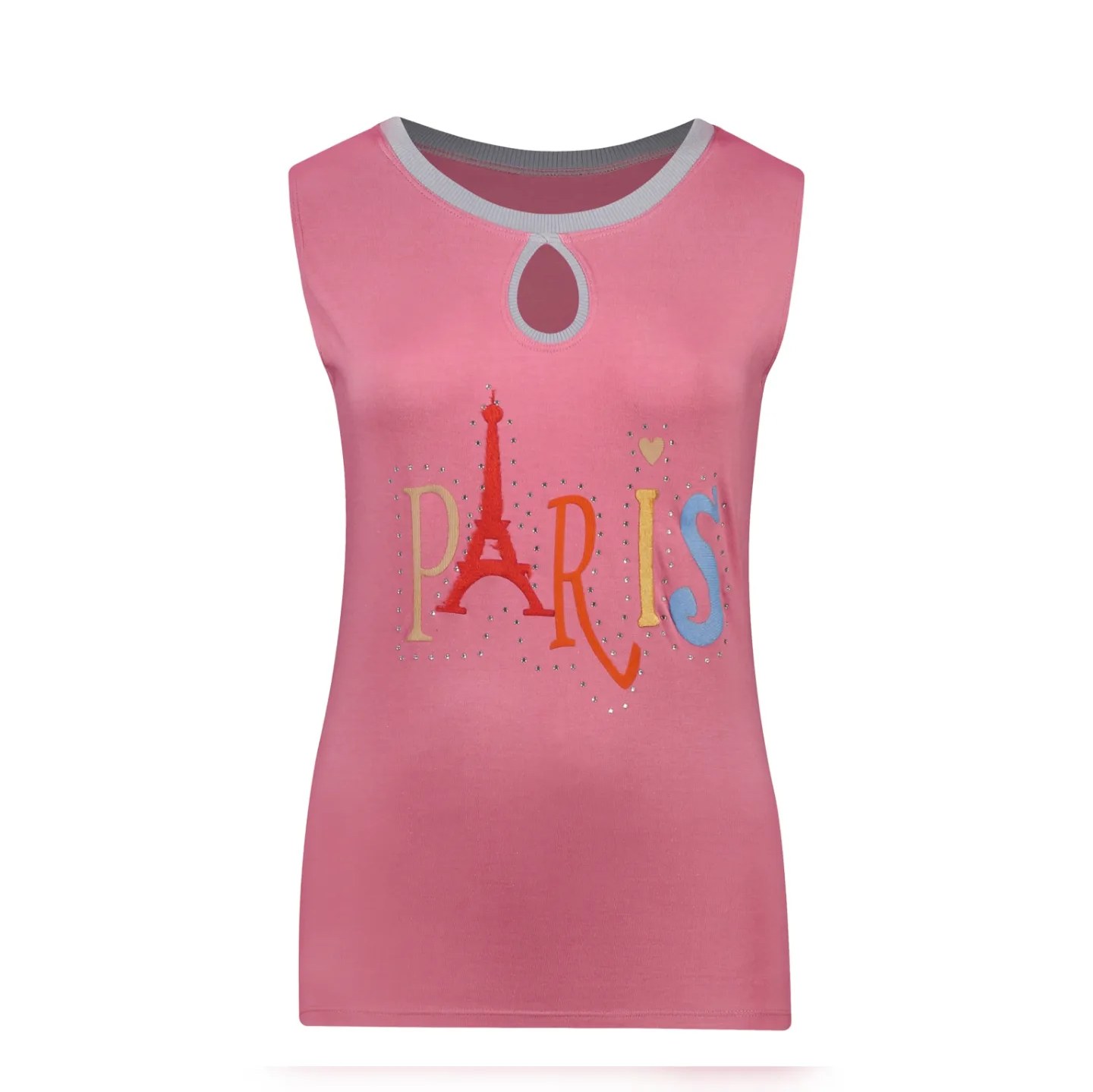 تاپ تریکو نخ پنبه مدل پاریس