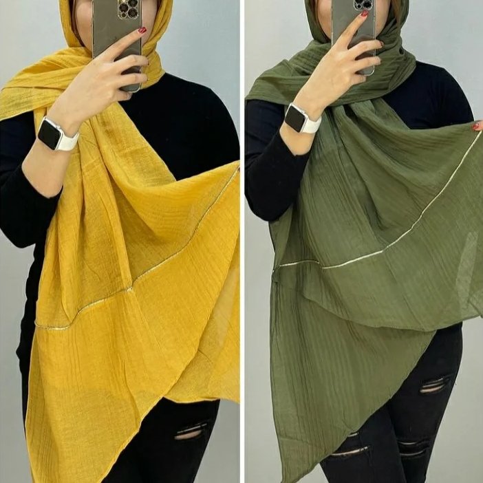 شال نخی مزونی پاییک کج(ارسال رایگان)
