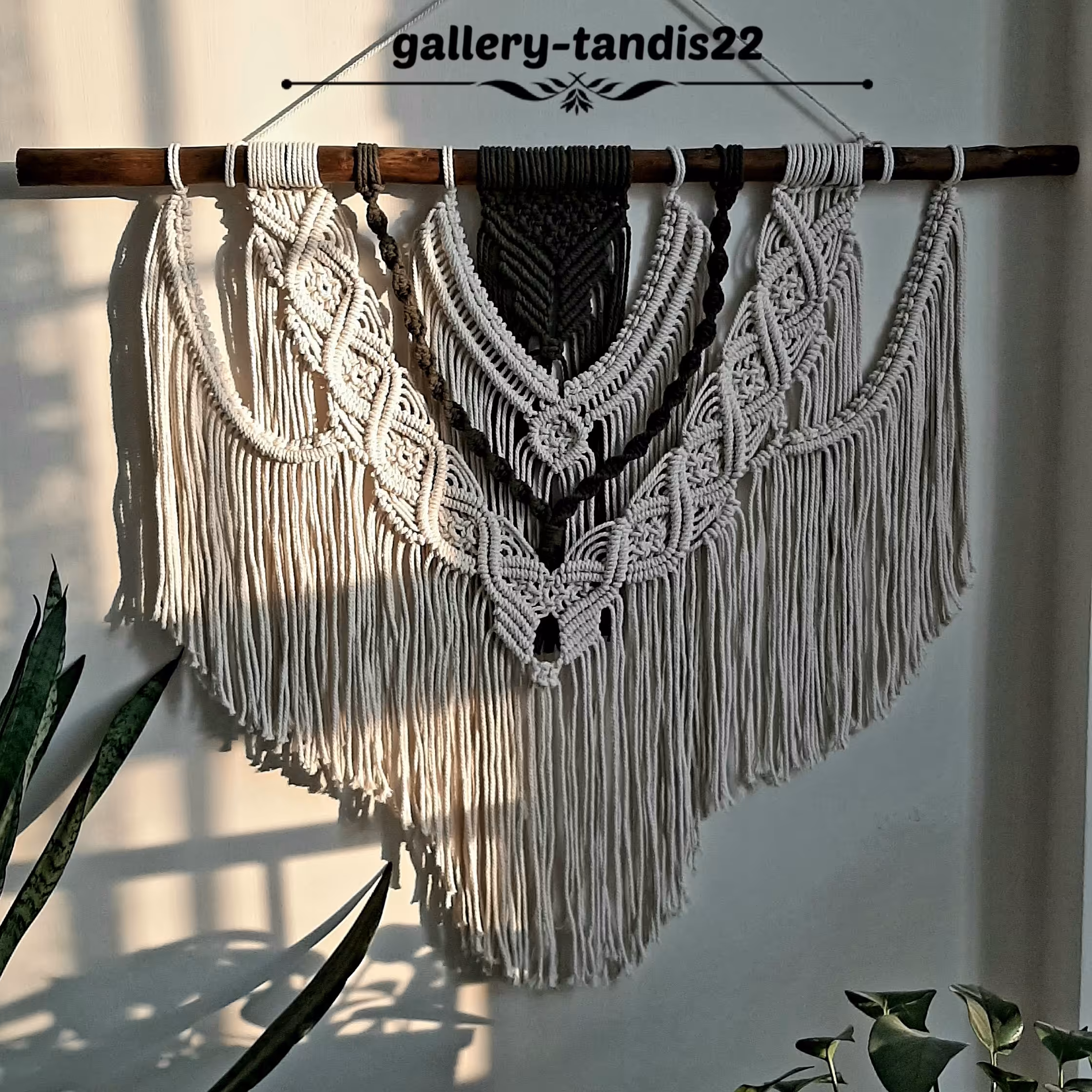 دیوارکوب، دیوارکوب مکرومه، مکرومه، دکوری، تابلو