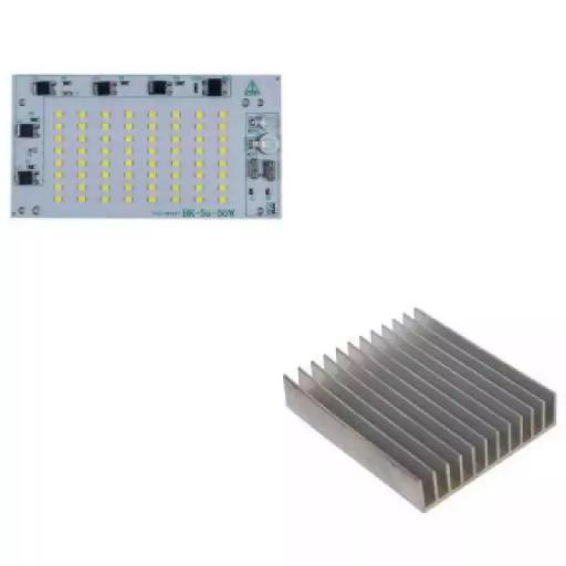 چیپ پرژکتور50 وات مدل d050w به همراه هیت سینک