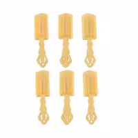 پیمانه 6 عددی بزرگ رنگ زرد