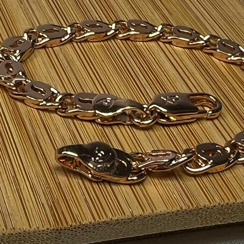 دستبند ژوپینگ رز گلد ضد حساسیت رنگ ثابت و بادوام 